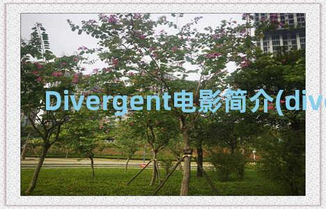 Divergent电影简介(divergent书评)